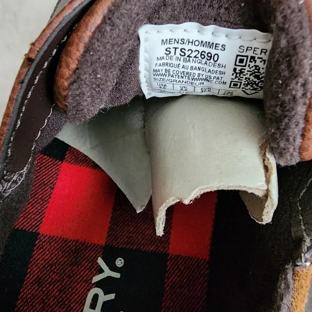 Sperry Men’s Cold Bay 3-Eye Thinsulate Duck Boot Brown Tan, Waterproof, Size 9.5